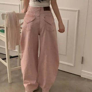 Back Heart-shaped Pocket Jeans For Women In Spring