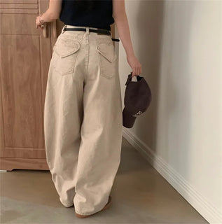 Back Heart-shaped Pocket Jeans For Women In Spring