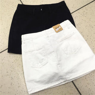 Denim Women's Anti-exposure A- Line Short Skirt Ins