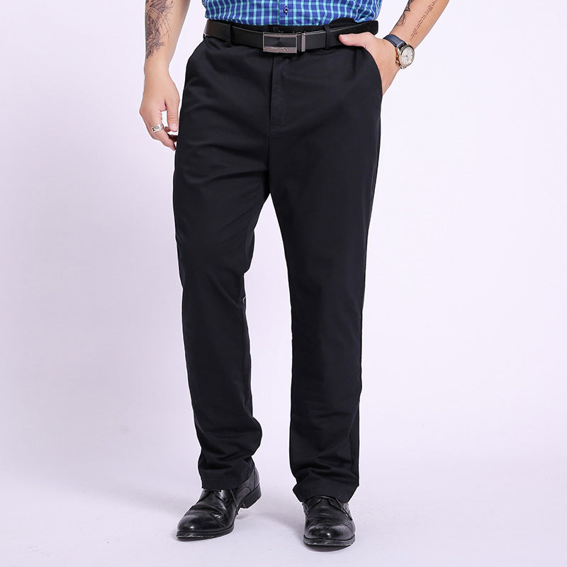 Fat Man Summer Oversized Casual Trousers Men's Business Leisure