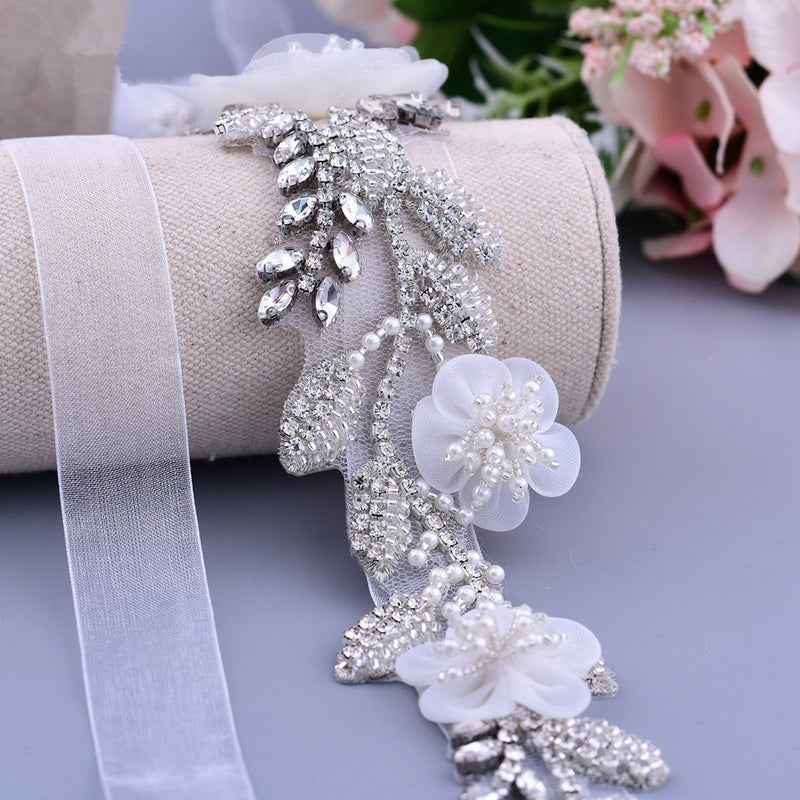 Party Bridesmaid Dress Pregnant Woman Flower Belt