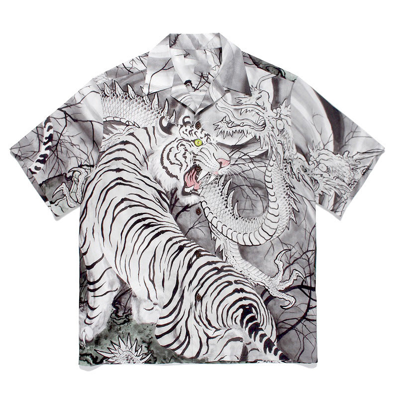 Summer Leisure Loose Shirt Men's And Women's Tops