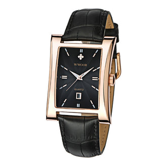 Man watch with calendar belt
