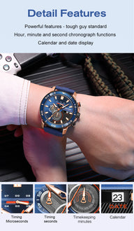 Watch Multi-function Chronograph Calendar Sports Men's Watches