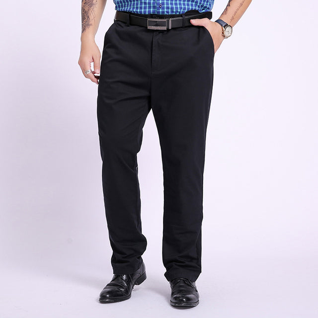 Fat Man Summer Oversized Casual Trousers Men's Business Leisure