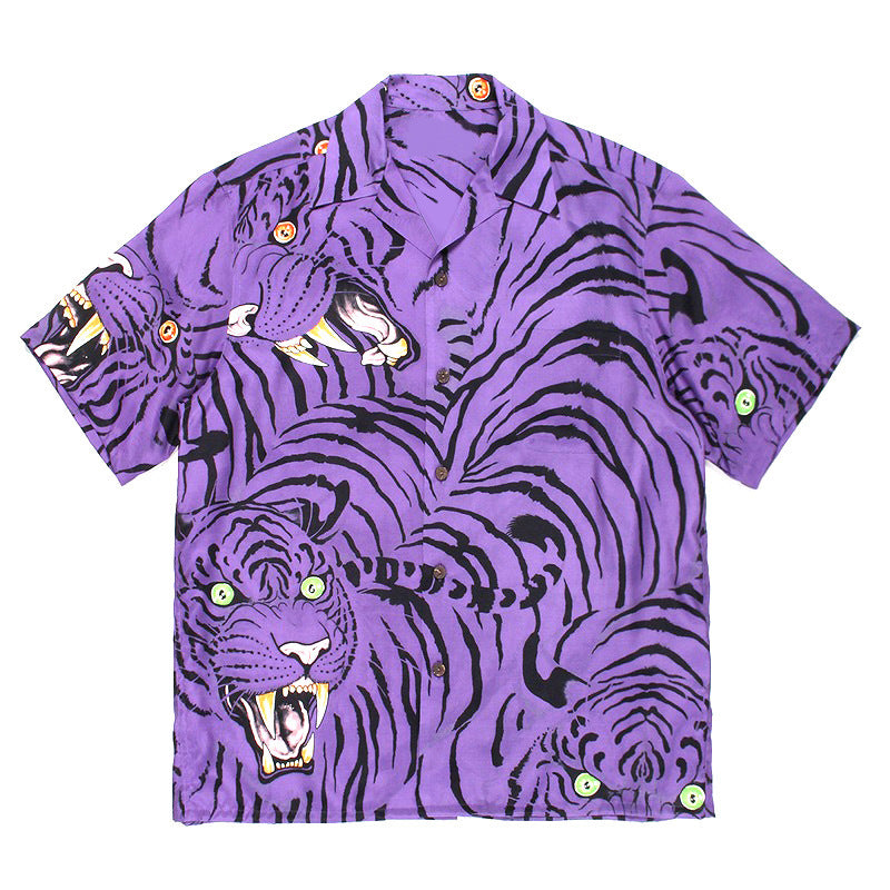 Summer Leisure Loose Shirt Men's And Women's Tops