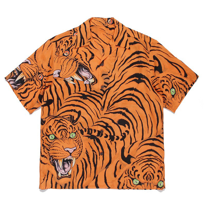 Summer Leisure Loose Shirt Men's And Women's Tops