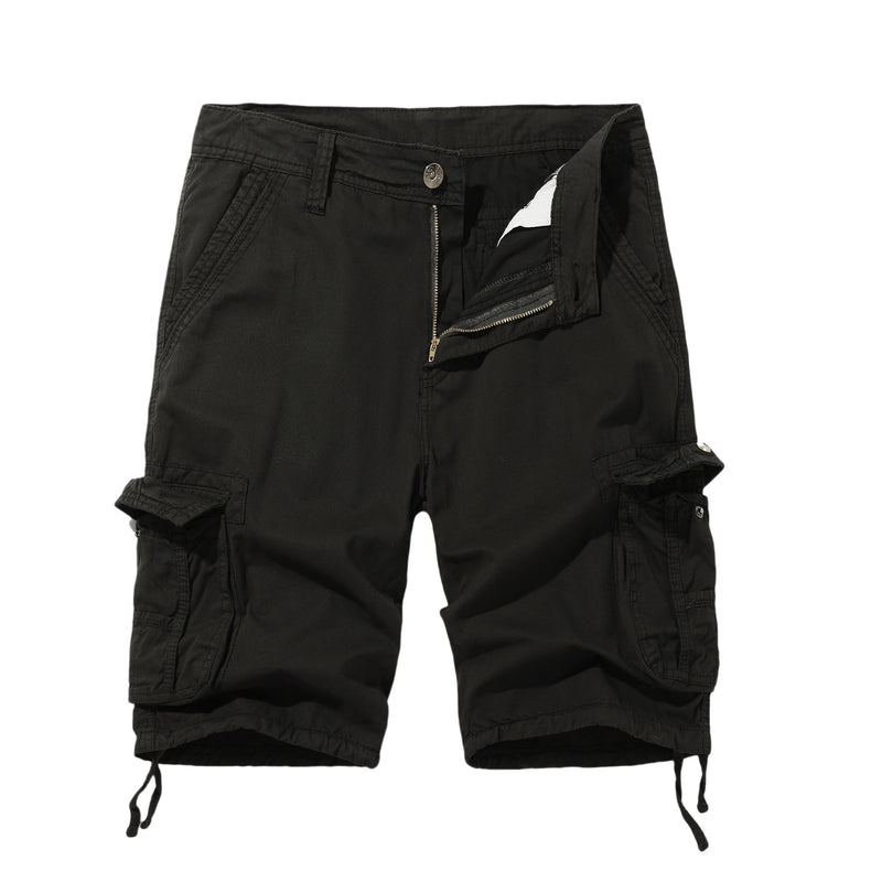 Spring Men's Cargo Shorts Multi-pocket Plus Size