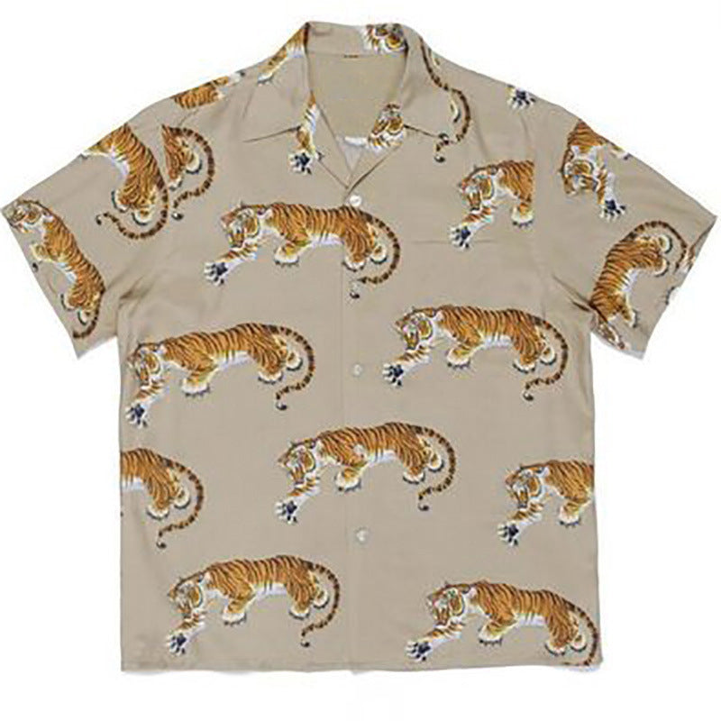 Summer Leisure Loose Shirt Men's And Women's Tops