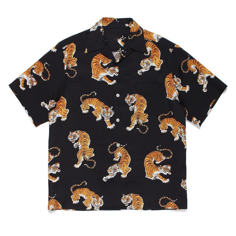 Summer Leisure Loose Shirt Men's And Women's Tops