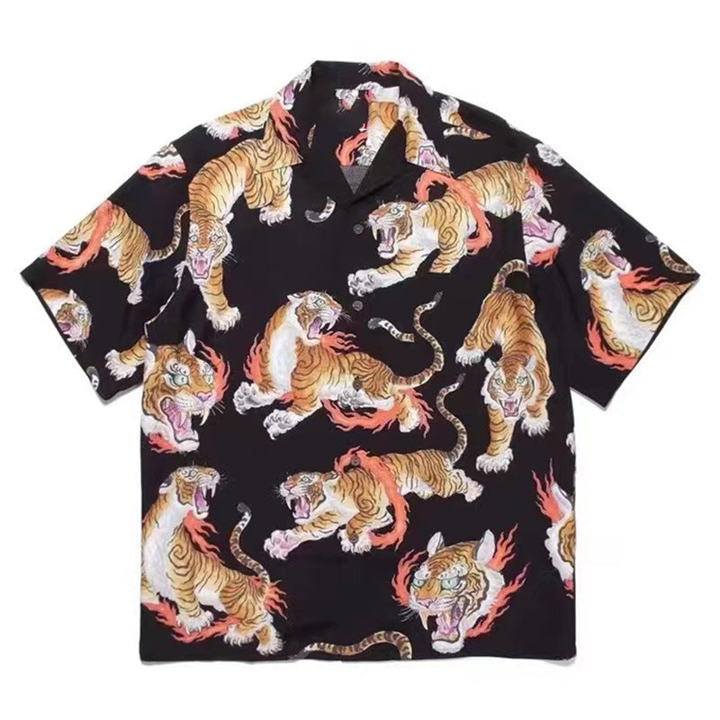 Summer Leisure Loose Shirt Men's And Women's Tops