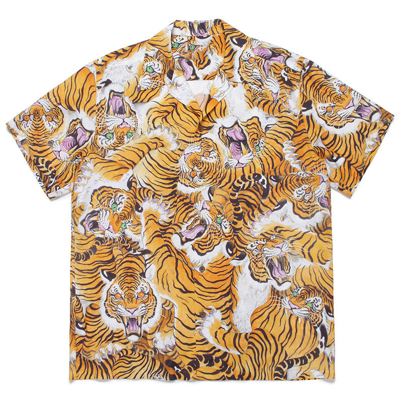 Summer Leisure Loose Shirt Men's And Women's Tops