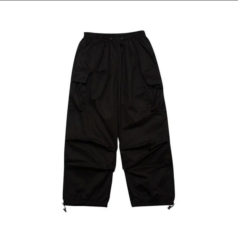 Multi-pocket Adjustable Drawstring Casual Loose Trousers Men And Women