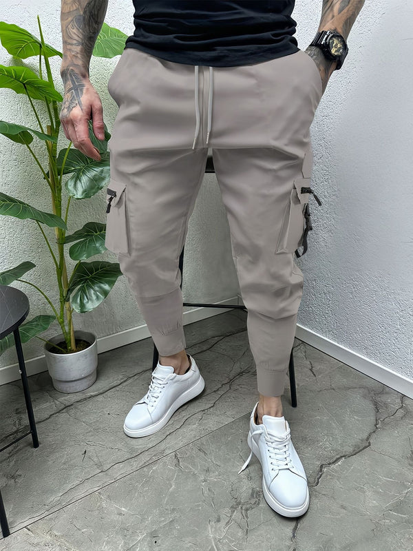 Men's Casual Multi-pocket Slim Fit Overalls