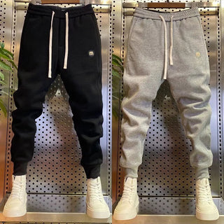 Couple Sports Pants Boys Corduroy Ankle-tied