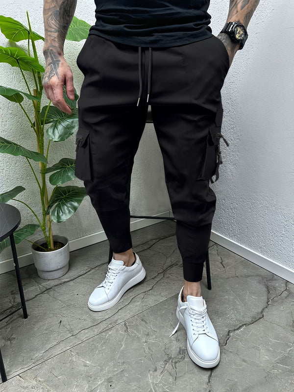 Men's Casual Multi-pocket Slim Fit Overalls
