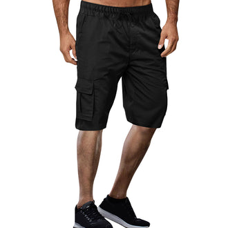 Fashion Sports Loose Multi-pocket Tether Shorts Men