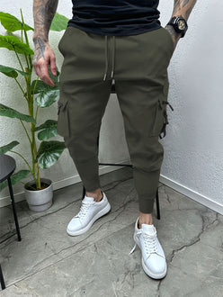 Men's Casual Multi-pocket Slim Fit Overalls