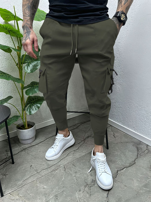 Men's Casual Multi-pocket Slim Fit Overalls