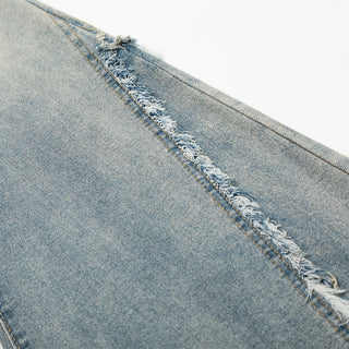 Women's Wide-leg Flared Jeans With Pockets