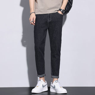 Stretch Pencil Pants Men's Craft Slim Jeans