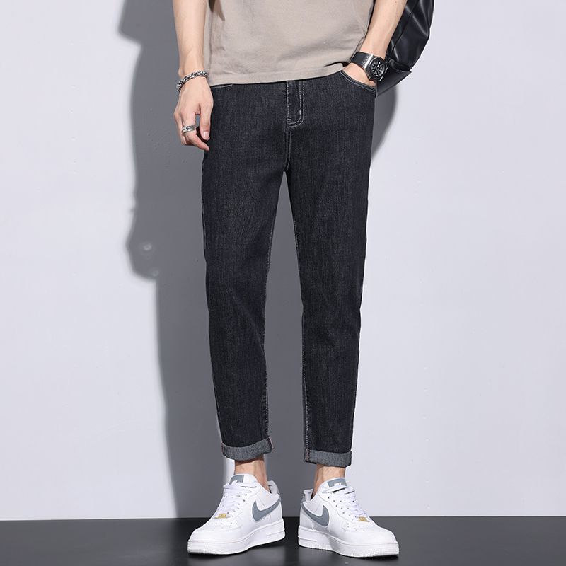 Stretch Pencil Pants Men's Craft Slim Jeans