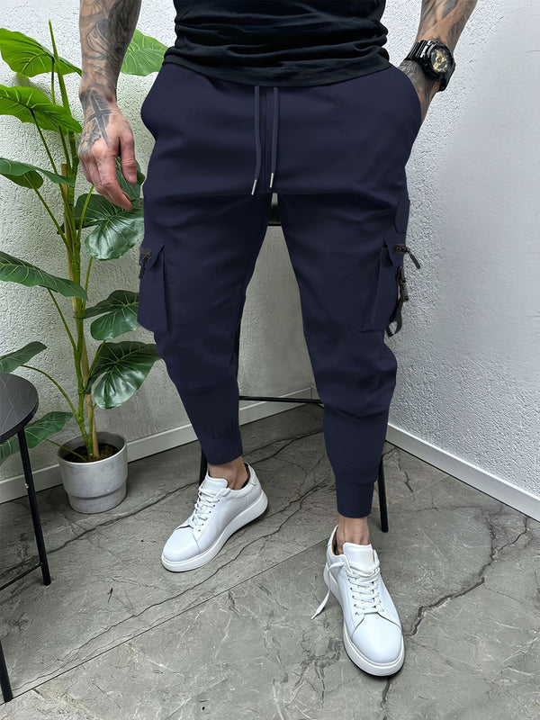 Men's Casual Multi-pocket Slim Fit Overalls