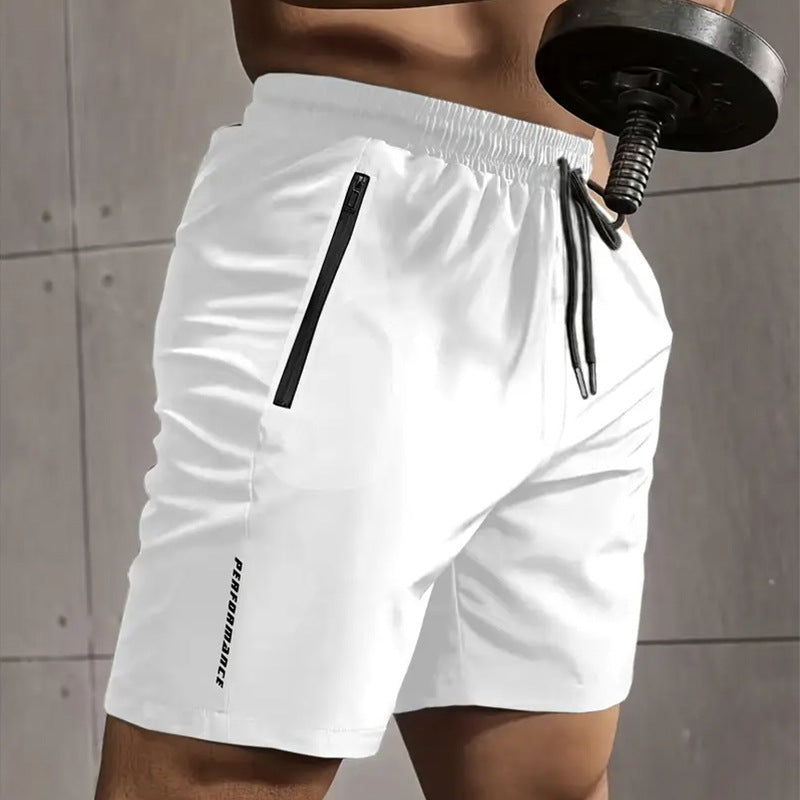 Men's Outdoor Ice Silk Loose Quick-drying Sports Shorts