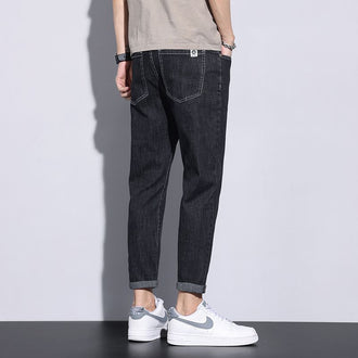 Stretch Pencil Pants Men's Craft Slim Jeans