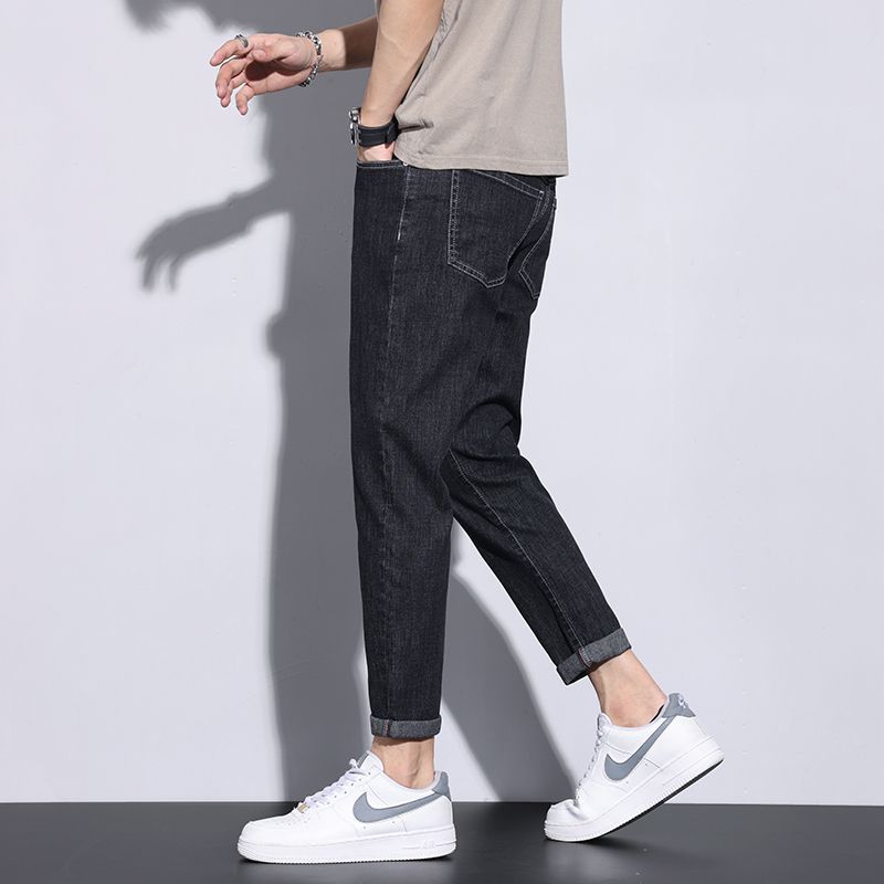 Stretch Pencil Pants Men's Craft Slim Jeans