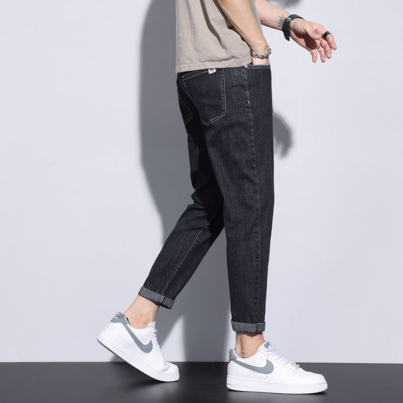 Stretch Pencil Pants Men's Craft Slim Jeans