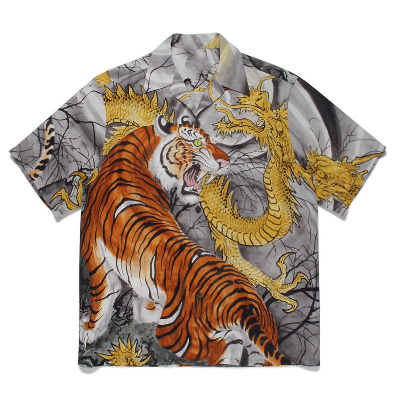 Summer Leisure Loose Shirt Men's And Women's Tops