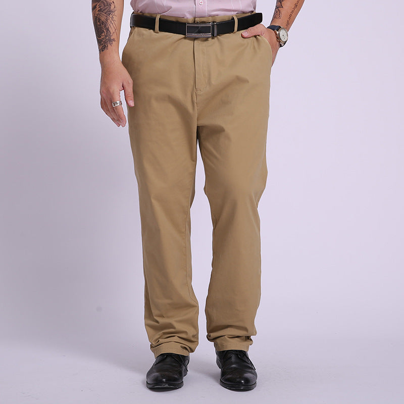 Fat Man Summer Oversized Casual Trousers Men's Business Leisure