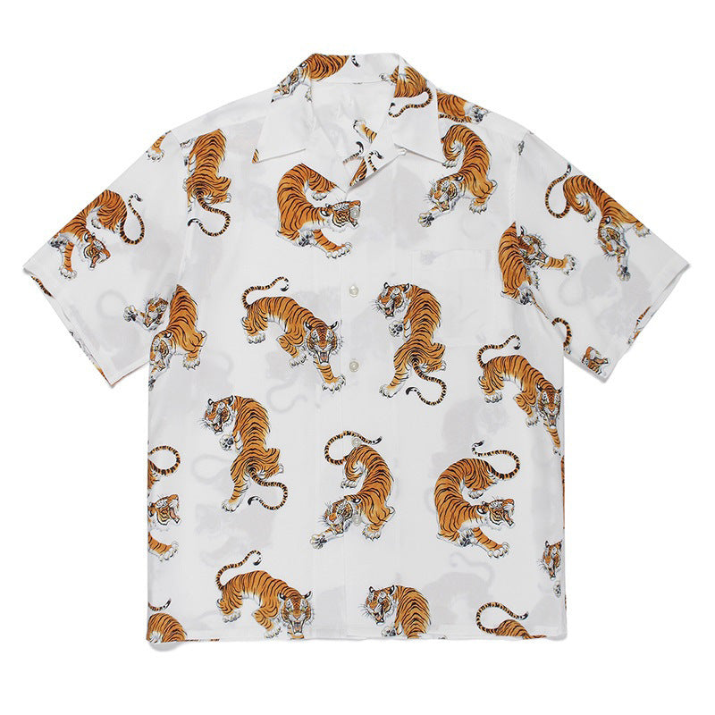 Summer Leisure Loose Shirt Men's And Women's Tops