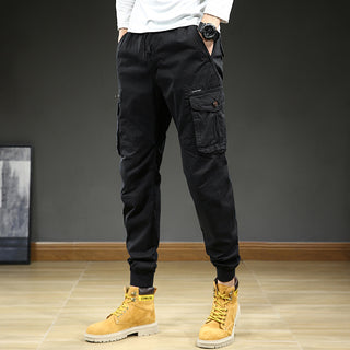 Men's Summer Japanese Overalls Loose High Sense