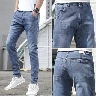 Summer Versatile Youth Stretch Feet Boys Pants