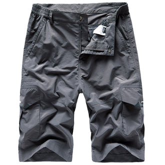 Shorts Men's Quick-drying Outdoor Straight Loose Multi-bag